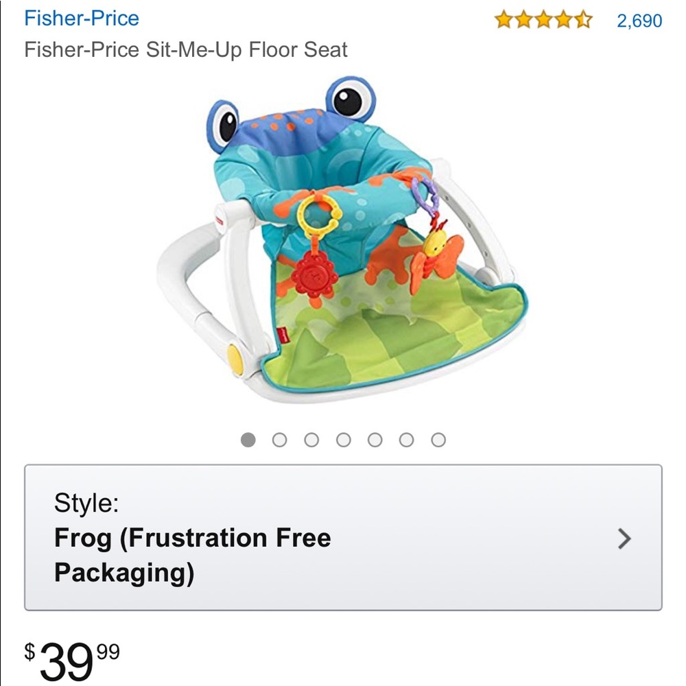 Frog Sit Me Up Seat